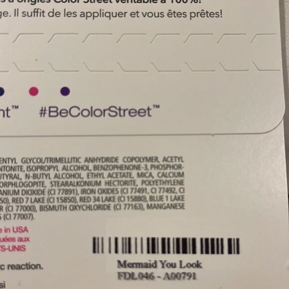 ColorStreet Mermaid You Look Dry Polish Strip - Picture 6 of 9